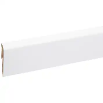 CANDO hoge plint kwartrond clip wit 1 x 5,6