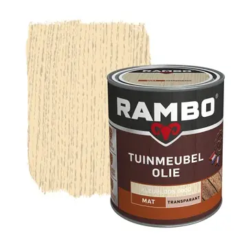 Rambo Tuinmeubel olie mat transparant kleurloos 750 ml