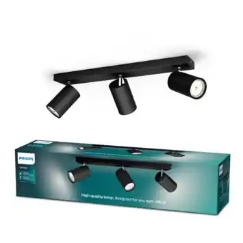Philips triospot Kosipo zwart