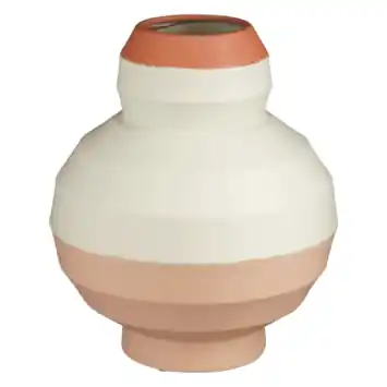 Vaas licht grijs - h40xd33,5cm