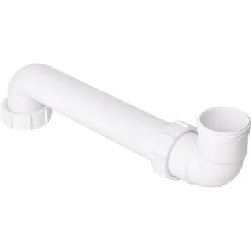 Sanivesk afvoerbuis wastafel + bocht ruimtebesparend 32 mm