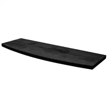 Duraline wandplank gebogen XS2 zwart eiken 60x23,5 cm 18 mm