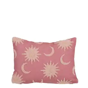 Kussen maan licht roze - l35xb25xh10cm