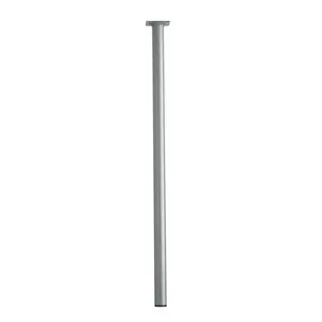 Duraline tafelpoot rond zilvergrijs Ø30 mm 70 cm