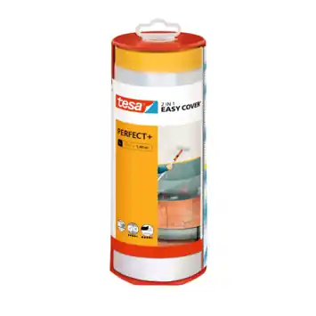Tesa Easy Cover Perfect+ afdekfolie in dispenser 33mx1,4m