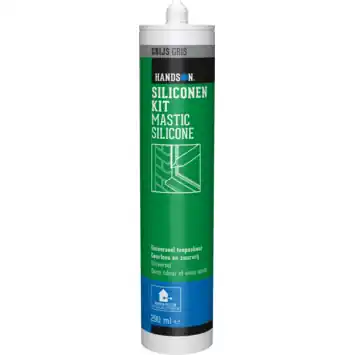 Handson siliconenkit grijs 290 ml
