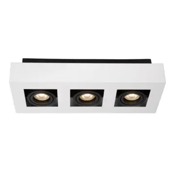 Lucide XIRAX plafondspot LED Dim to warm GU10 2200K/3000K Wit