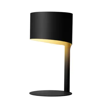 Lucide KNULLE tafellamp Ø 15 cm Zwart