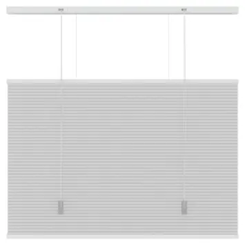 KARWEI dubbel plisségordijn lichtdoorlatend wit (kleurnr. 6001) 80x180 cm (bxh)