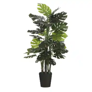 Monstera Kunstplant - H140 x ø80 cm - Groen