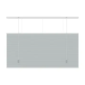 KARWEI dubbel plisségordijn lichtdoorlatend grijs (kleurnr. 6006) 160x180 cm (bxh)