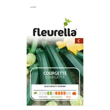 Fleurella zaden Courgette Black Beauty