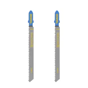 Irwin decoupeerzaagblad T-aansluiting voor laminaat / spaanplaat - 2 stuks