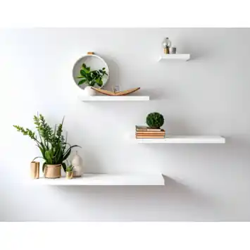 Duraline wandplank XL4 wit 60x23,5 cm 38 mm
