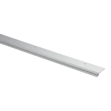 Handson slijtstrip aluminium 93 cm met rubber lip