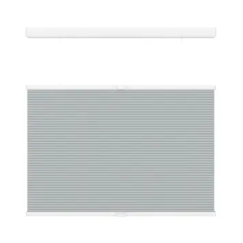 KARWEI dubbel plisségordijn met greepbediening lichtdoorlatend lichtgrijs (kleurnr. 6006) 60x180 cm (bxh)
