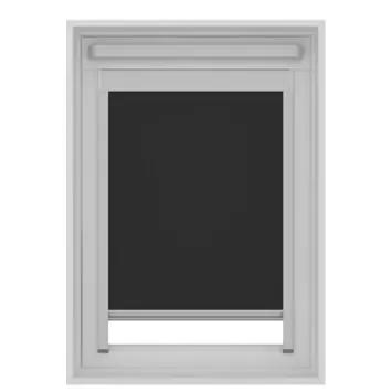 KARWEI dakraam rolgordijn verduisterend zwart (kleurnr. 7005) t.b.v. VELUX® dakraam MK04
