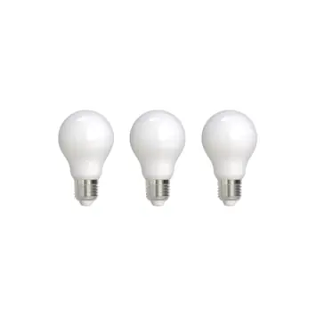 Handson LED filament peerlamp melkglas E27 7W 806LM 3-pack