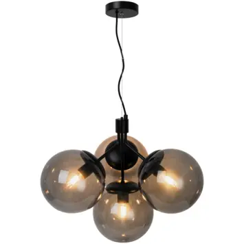 Nordlux hanglamp Ivana 4-spot zwart