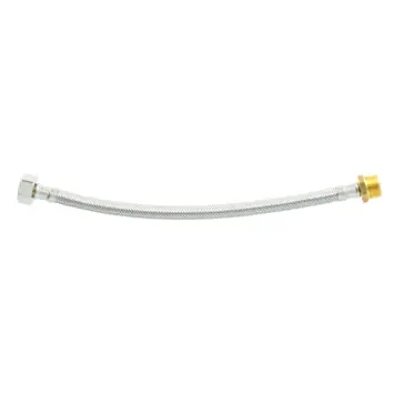 Flexibele slang 1/2" wartel 1/2" buitendraad 30 cm