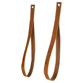 Duraline leren band croco cognac 100 cm 2s stuks