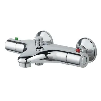 OK Thermostatische Badkraan Chroom 15 cm