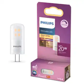 Philips LED capsule G4 2.1W dimbaar