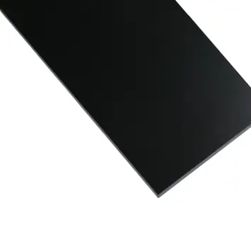 Meubelpaneel zwart 250 x 30 cm 18 mm