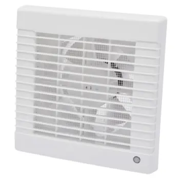 Sanivesk inbouwventilator Standaard met timer wit Ø 150 mm