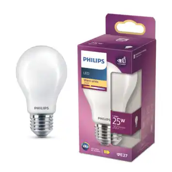 Philips LED peer E27 1,9 W mat niet dimbaar