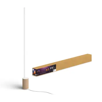 Philips Hue vloerlamp Signe Gradient hout - wit en gekleurd licht 29W