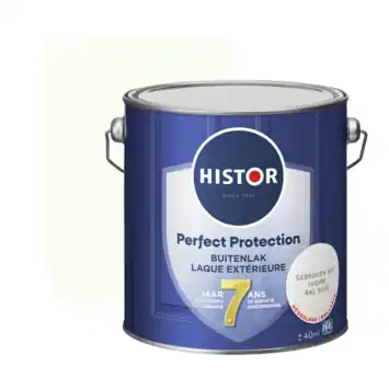 Histor Perfect Protection buitenlak hoogglans RAL 9010 gebroken wit 2,5 liter