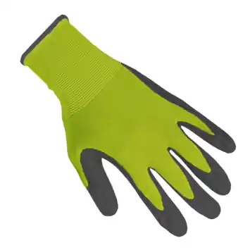 Tuinwerkhandschoenen maat 9 lime