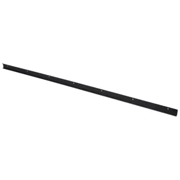 Duraline bovenrail zwart 130 cm t.b.v. Duraline opbergsysteem hangend