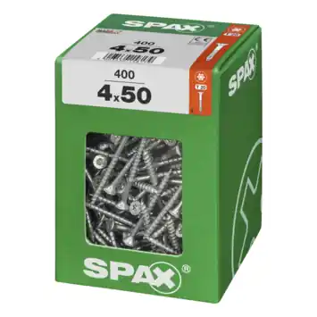 Spax schroef T-Star Plus geel 4x50 mm 400 stuks