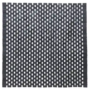 Sealskin badmat woodblock 60x60cm zwart
