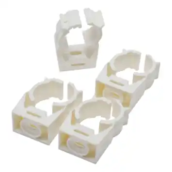 Sanivesk Zadel + Klikbevestiging 17mm Wit(WICU15mm) 10 stuks