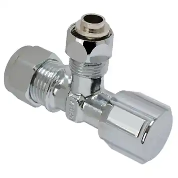 Sanivesk Hoekstopkraan + Rozet 1/2"Mx3/8"M 10mm Zwart