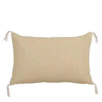 Sierkussen ruit licht bruin - l55xb35xh10cm