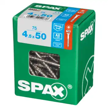 Spax schroef T-Star Plus roestvast 4,5x50 mm 75 stuks