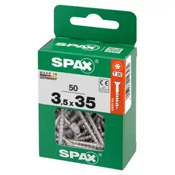 Spax schroef T-Star Plus geel 3,5x35 mm 50 stuks