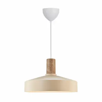 Nordlux hanglamp Elvas marmer beige 60W - E27