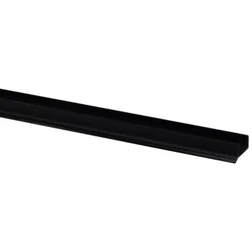 Keukenplintprofiel zwart 9,5x20mm 260cm