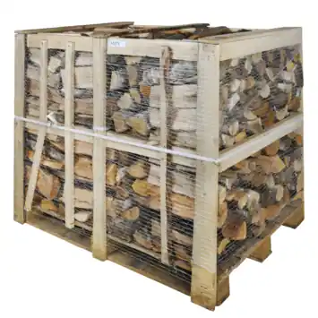 Fancy Flames berkenhaardhout krat 1M³ ovengedroogd