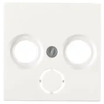 Schneider Merten System-M Centraalplaat Radio/TV Actief Wit
