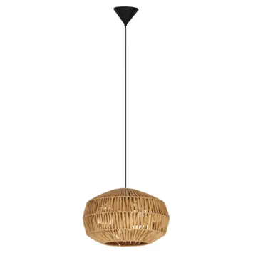 Eglo hanglamp Sheldon natuur Ø32 cm