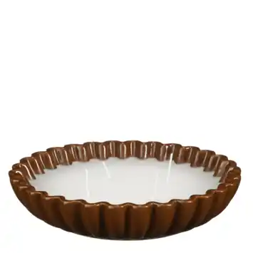 Kaars bruin - h5xd24,5cm