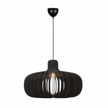 Nordlux hanglamp Hazo zwart hout ø 65,5 cm - 60W - E27
