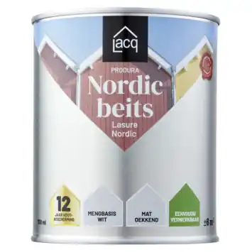 Lacq Produra Nordic beits mat Noors 750 ml