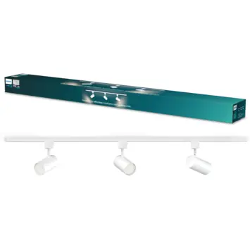 Philips EasyLink spot railverlichting starterkit Zilo 5W GU10 fitting wit